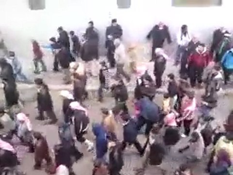 فري برس تشييع الشهيد بلال موفق شامية 17 1 2012