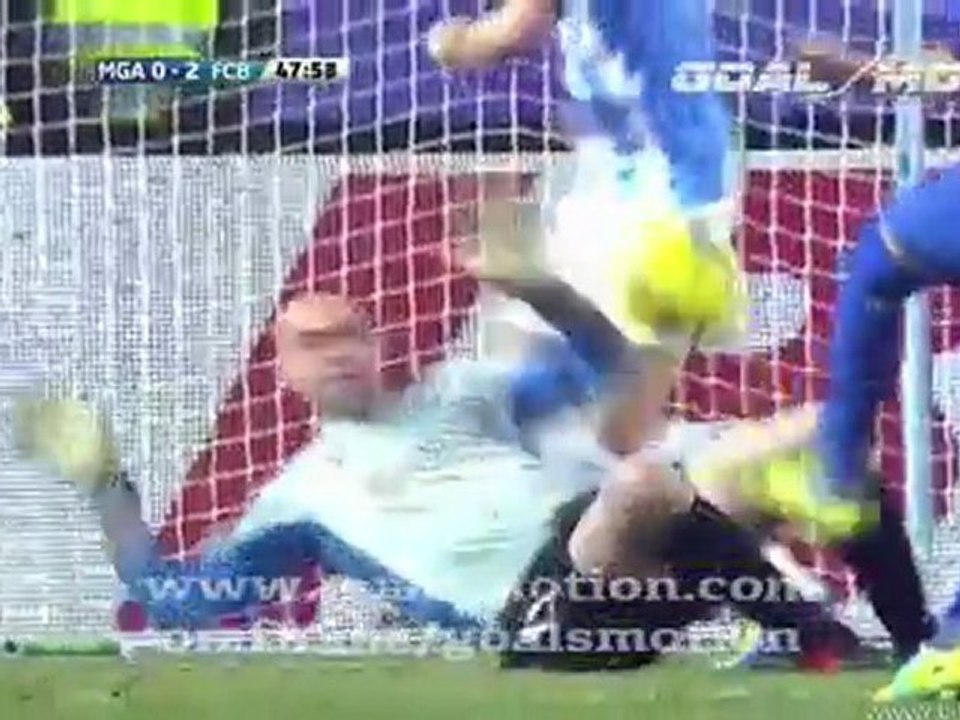 Malaga 0 - 2 Barcelona #Sanchez