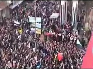 فري برس   من روائع مدينة ادلب    لبيك لبيك لبيك يالله 13 1 2012