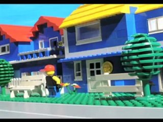 Droits d'auteur, animation Lego sur le téléchargement