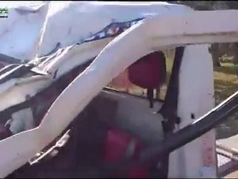 فري برس جريمة اغتيال قام بها شبيحة النظام على طريق ادلب معرة 18 1 2012