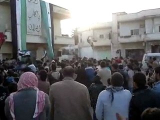 فري برس   حمص الحولة المحتلة   مظاهرة نطالب باعدام الخاين 18 1 2012