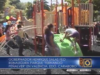 El parque Fernando Peñalver de Valencia es el más visitado de toda Venezuela