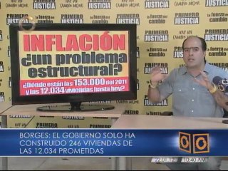 Julio Borges ofrece cifras sobre la situación de viviendas