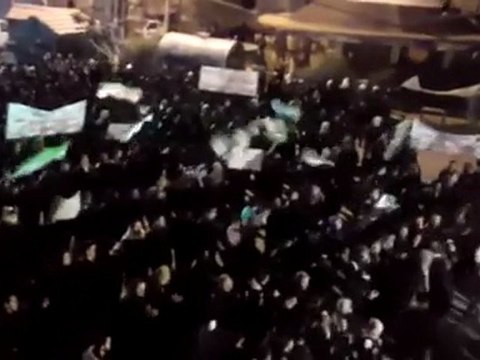 فري برس ريف دمشق حرستا ـ أمسية الاربعاء 18 1 2012 ج2