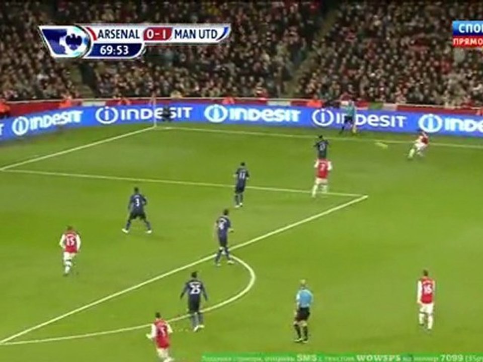 Чемпионат Англии 2011-12 / 22-й тур / Арсенал - Манчестер Юнайтед / 2 тайм
