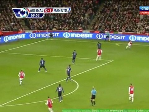 Чемпионат Англии 2011-12 / 22-й тур / Арсенал - Манчестер Юнайтед / 2 тайм