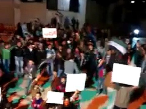 فري برس حلب الأتارب مسائية أربعاء أسير التكبير 18 1 2012 جـ1