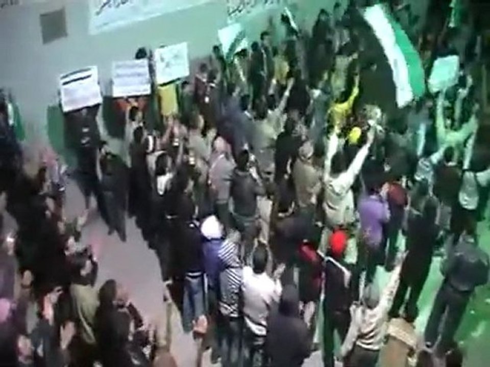 فري برس   حماه   حميدية   مسائية   نبيل العربي سوف نرسل قوات حفظ سلام بشار شكرا لكم على تعاونكم في القضاء على الثورة 18 1 2012