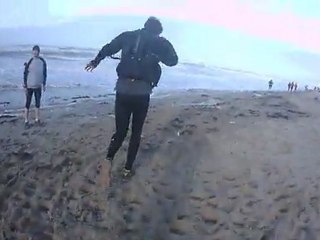 Trail D2B 2012 Arrivée sur la plage