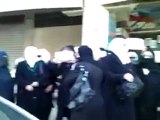 فري برس   ريف دمشق داريا اعتصام نسائي للمطالبة بالمعتقلين19 1 2012 ج3