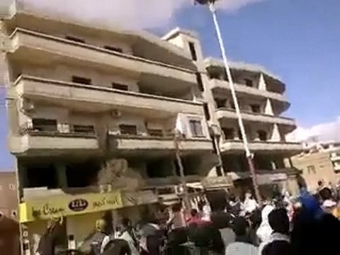 فري برس ريف دمشق عرطوز مظاهرة حاشدة 19 1 2012 ج2