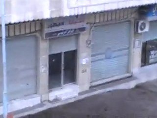 فري برس   اطلاق النار الكثيف في باب القبلي 1 19 2012