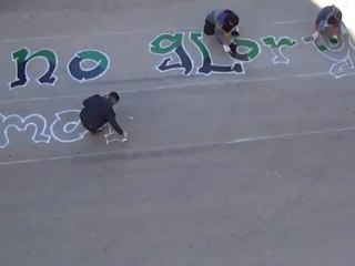 فري برس   حماة طيبة الإمام التحضير لجمعة معتقلي الثورة 20 01 2012