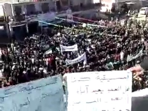 فري برس حماة كرناز جمعة معتقلي الثورة مظاهرة حاشدة 20 1 2012