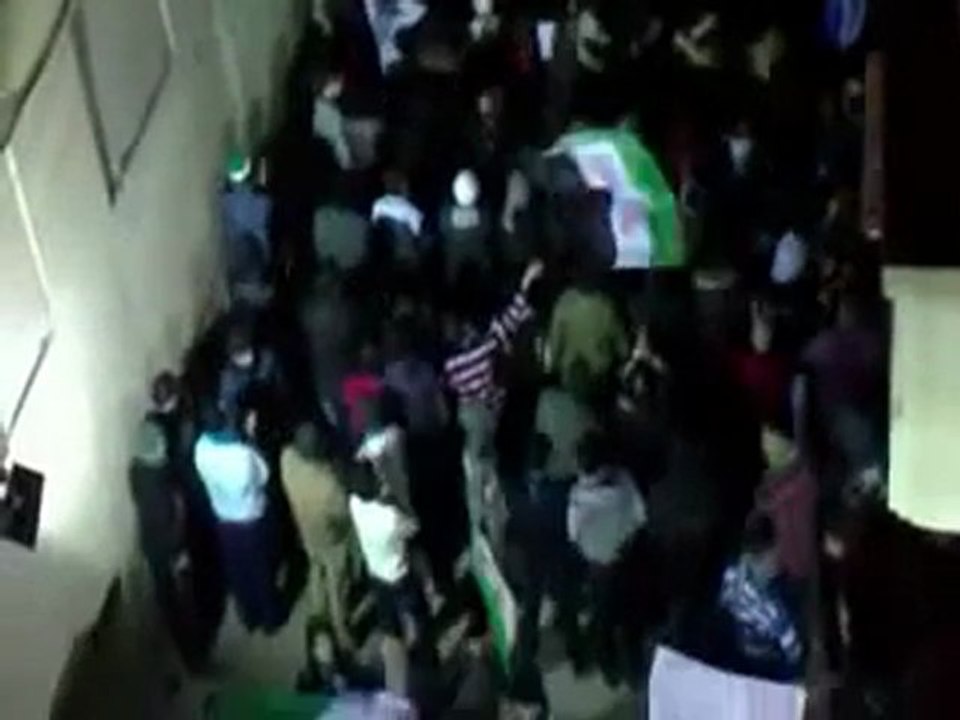 فري برس   حماة مظاهرة مسائيه في حي العليليات 20 1 2012