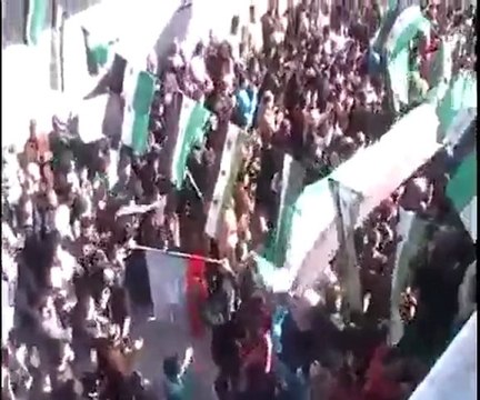فري برس حماه حميدية معتقلي الثورة حرق العلم الروسي والصيني 20 1 2012