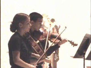 Marine Dombre & Fawaz Ezzat Playing Bach's Brandenburg Concerto No. 6 in B flat major, BWV 1051