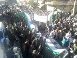 فري برس   ريف دمشق زملكا مظاهرة حاشدة جمعة معتقلي الحرية 20 1 2012
