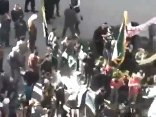 فري برس   الهامةالتقاء مظاهرة الخابوري مع مظاهرة الساحة 20 1 2012