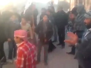 فري برس   حلب   الشيخ عيسى    مظاهرة جمعة معتقلي الثورة 20 1 2012