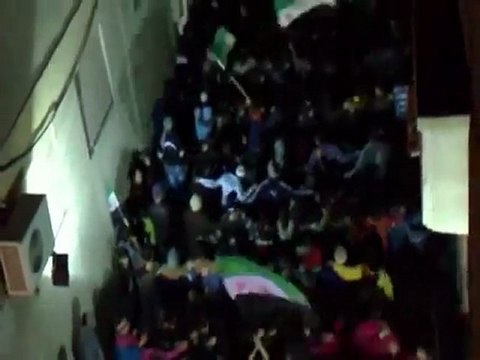 فري برس حماة العليليات مظاهرة أحرار العليليات و تحية لحمص العدية 21 1 2012
