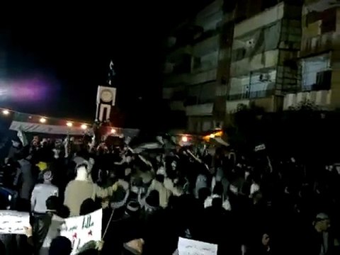 فري برس حمص القصور مسائية رائعة مالنا غيريالله 22 1 2012