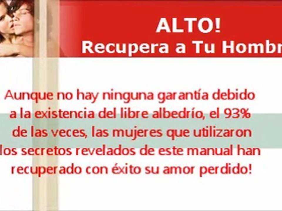 Como Volver Con Tu Ex Novio, como Recuperar A Tu Hombre, Conquistar A Un Ex Novio