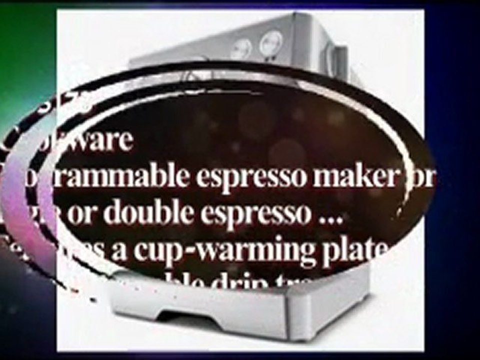 Programmable Espresso Maker in Stainless Steel