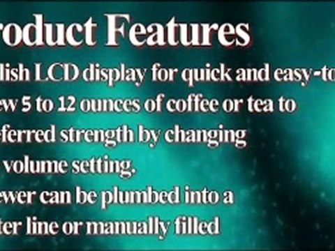 SunCafe Coffee Pod Brewer Black (includes 18 World Blend Decaf Pods)