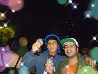 Un hermoso año nuevo en familia