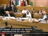Liga Árabe extiende un mes su misión en Siria