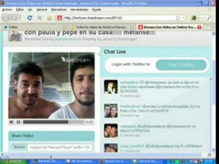 Pedro y Paula Twitcam con Jey 2 - 20 de Enero