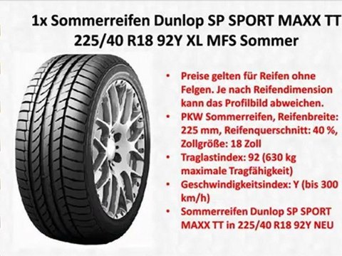 10 Besten Dunlop SP Sport Maxx zum Kaufen