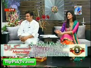 Muskurati Morning With Faisal Qureshi - 23rd January 2012  - Part 1