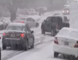 Araçların karla dansı