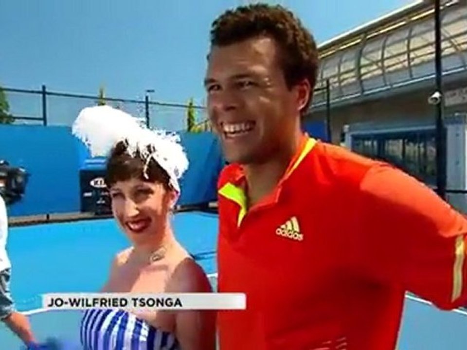 Tsonga Does The Can Can
