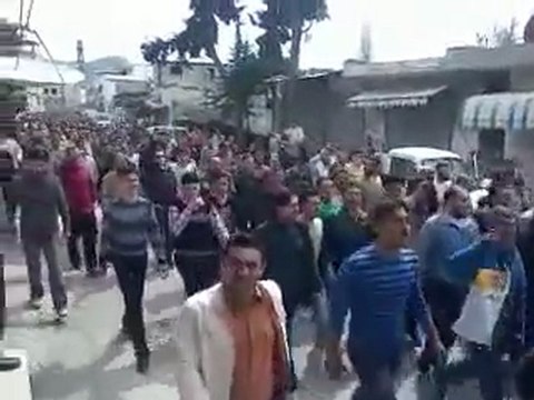 مظاهرة بانياس تصوير جيد 18 آذار 2011 جزء 1