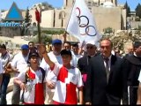 Israelis and Palestinians run for peace