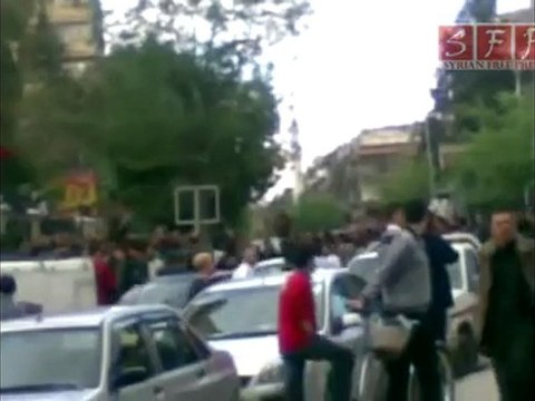 مظاهرة الميدان - جامع الحسن 22-4-2011