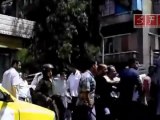 دمشق مسجد الحسن واعتداء الشبيحة 20-5-2011