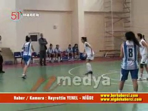 TÜRKİYE BAYANLAR BASKETBOL 2.LİGİ - Niğde Türk Telekom-Antalya Koleji HaBER/KAMERA : Hayrettin YENEL - NİĞDE 22 OCAK 2012
