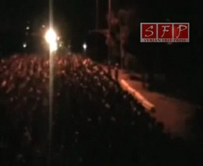 حمص  تلبيسة  صلاة الغائب مساء 22-5-2-2011