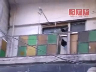 أثار تخريب الشبيحة في سقبا 21-5-2011