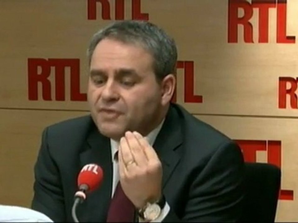 Xavier bertrand, ministre du Travail, était l'invité de "RTL Midi" lundi