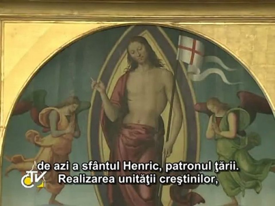 Benedict al XVI-lea: Unitatea creştinilor vine de la Dumnezeu