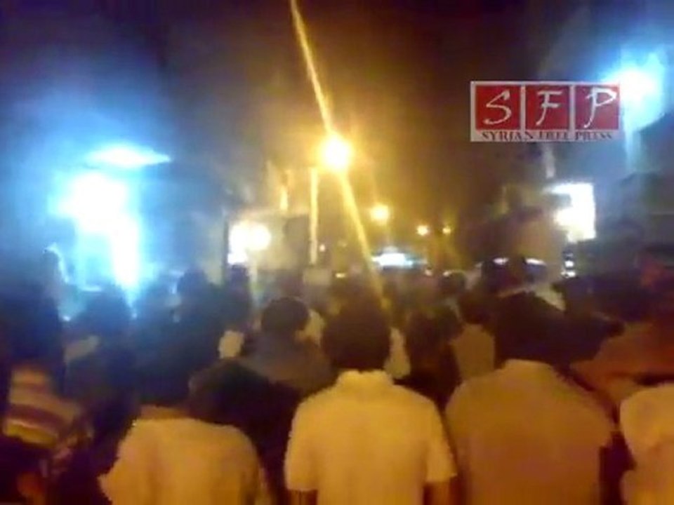 ريف دمشق حرستا أمسية سبت شهداء حماة 4-6-2011