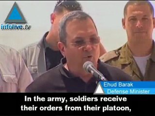 Barak: No Place for Disobeying Orders in IDF
