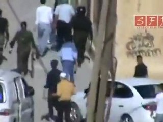 دمشق برزة الشبيحة واطلاق النار على المتظاهرين 3-6-2011