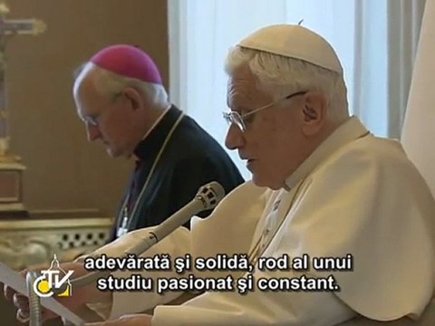 Benedict al XVI-lea: Să fiţi preoţi bine formaţi, aproape de oameni